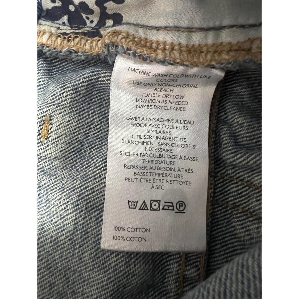 We The Free Deep Trance Dropped Boyfriend Jeans 29 Medium Wash Denim Baggy - Picture 8 of 14